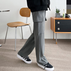 기모카고와이드밴딩팬츠