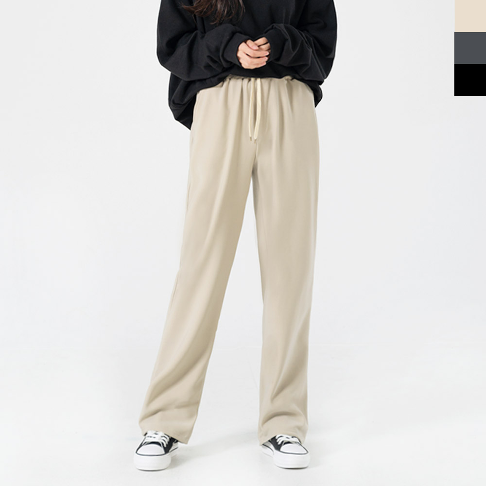 기모와이드팬츠