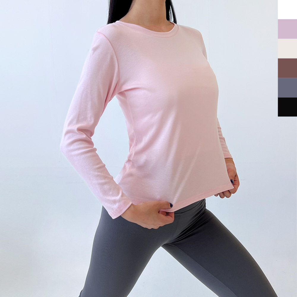 실켓 베이직 긴팔 티셔츠