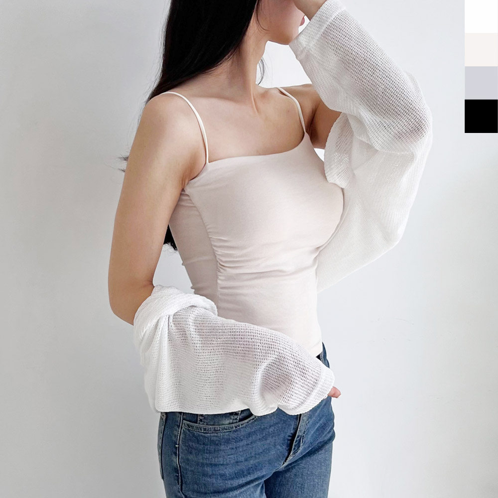 캡내장 셔링 크롭나시티