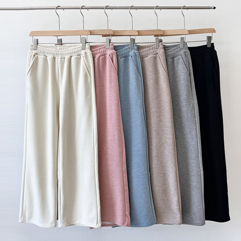 파스텔 와이드기모팬츠