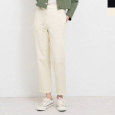 사방스판하프밴딩일자면팬츠