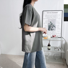 오버핏 맨투맨 반팔티셔츠