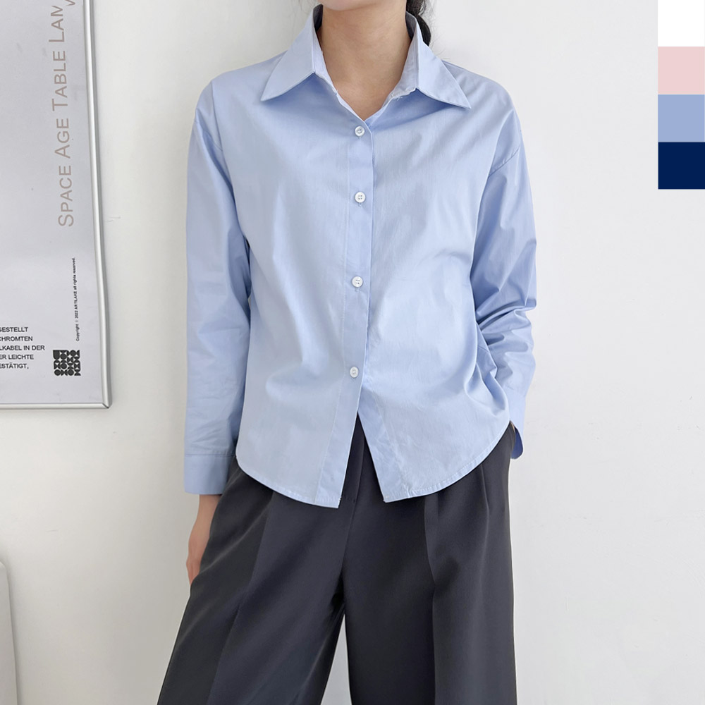 베이직 기본긴팔남방셔츠