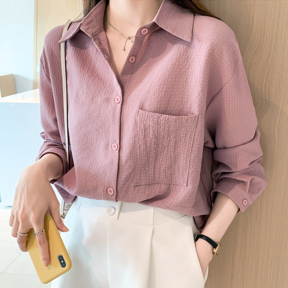 심플루즈핏블라우스