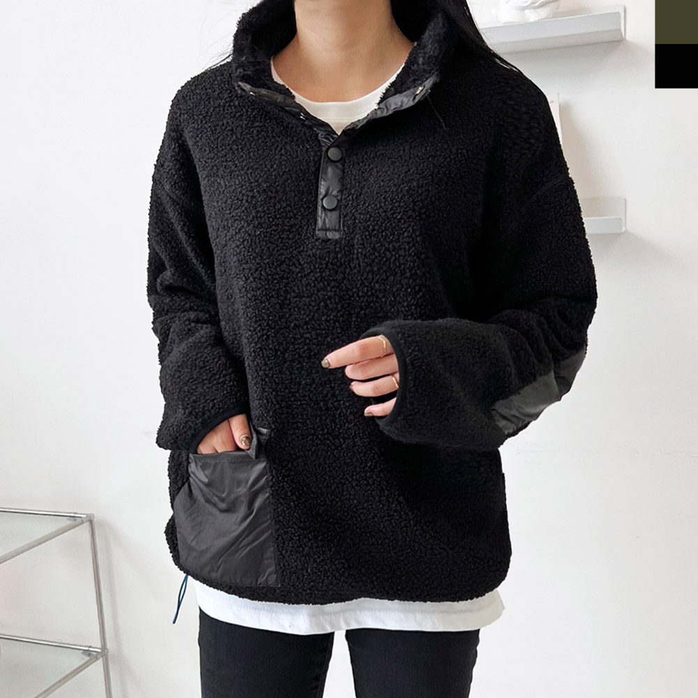 양털후리스 뽀글이맨투맨