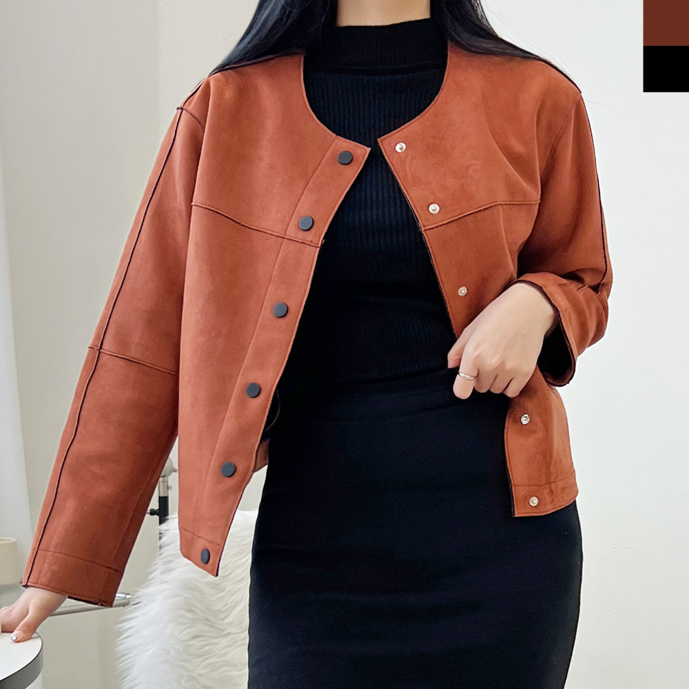 스웨이드라이더노카라자켓