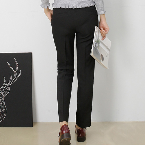 일자슬림통슬렉스팬츠