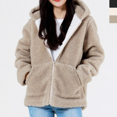 뽀글이후드집업