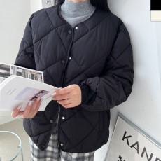 노카라퀄팅숏패딩