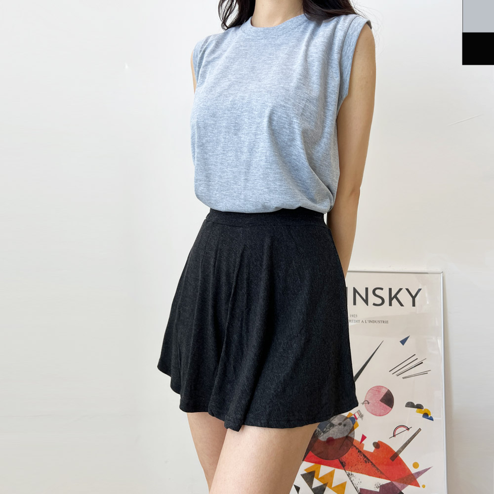 쿨여름사방스판후레아치마레깅스