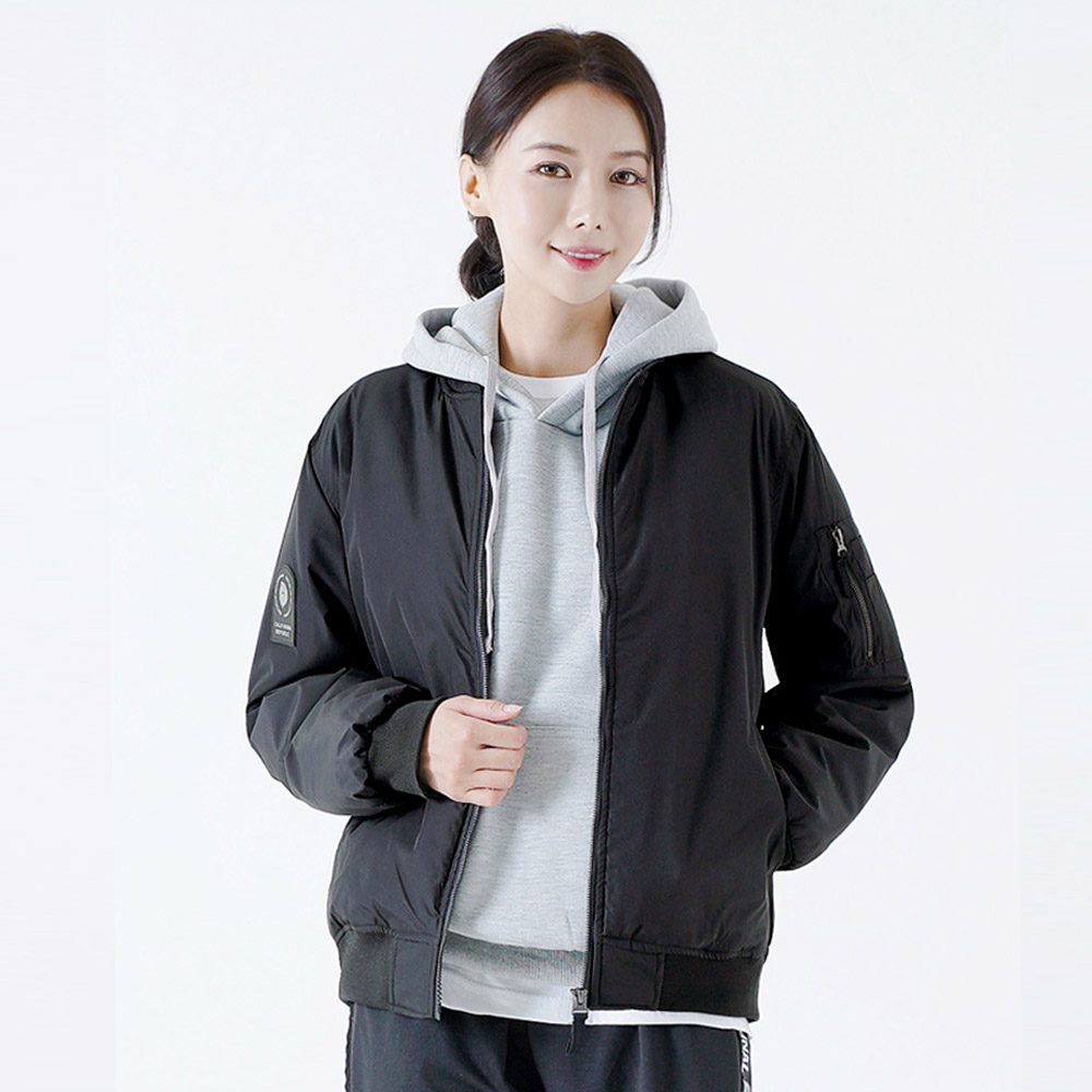 커플블루종패딩항공점퍼