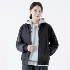 커플블루종패딩항공점퍼