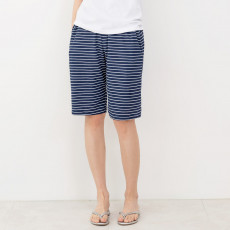 홈웨어스트라이프반바지 네이비